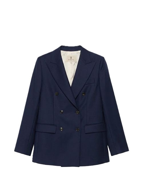 Barenadouble-breasted peaked-lapel jacket mini flan Barena | GID5727 0482170 NAVY